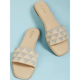 Ginger by Lifestyle Women's Beige Casual Sandals-picture-19