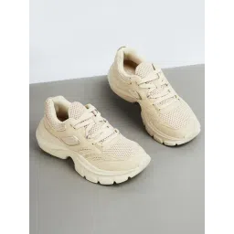 Ginger by Lifestyle Women's Beige Sneakers-image-24