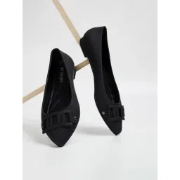 Ginger by Lifestyle Women's Black Flat Ballets-image-21