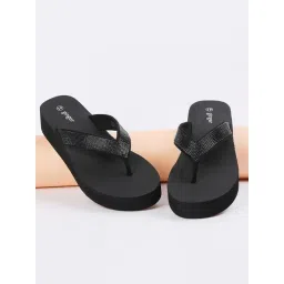 Ginger by Lifestyle Women's Black Flip Flops-picture-18