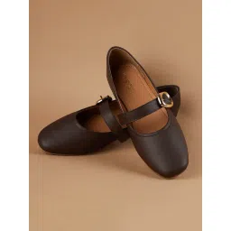 Ginger by Lifestyle Women's Brown Mary Jane Shoes-picture-28