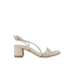 Ginger by Lifestyle Women's Cream Back Strap Sandals-picture-17