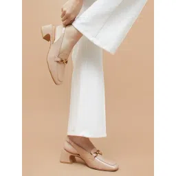 Ginger by Lifestyle Women's Dusty Salmon Pink Sling Back Sandals-image-19