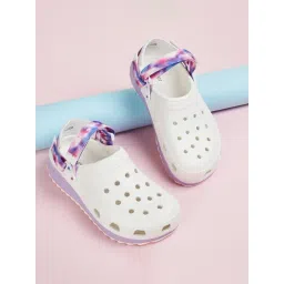 Ginger by Lifestyle Women's White Back Strap Clogs-image-22