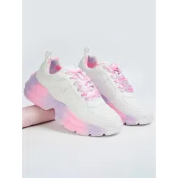 Ginger by Lifestyle Women's White Sneakers-picture-10