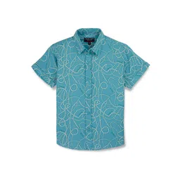 Gini and Jony Boys Abstract Printed Opaque Cotton Casual Shirt-picture-31