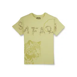 Gini and Jony Boys Animal Printed Round Neck Cotton T-shirt-picture-34