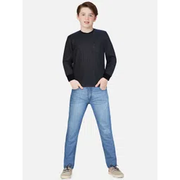 Gini and Jony Boys Black Cotton T-shirt-picture-38