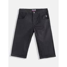 Gini and Jony Boys Black Solid Shorts-picture-29