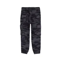 Gini and Jony Boys Camouflage Printed Slim Fit Cargos Trousers-picture-30