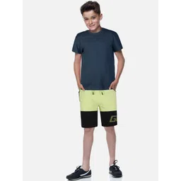 Gini and Jony Boys Colourblocked Cotton Shorts-picture-16