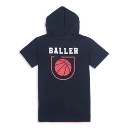 Gini and Jony Boys Colourblocked Hooded Cotton T-shirt-picture-19