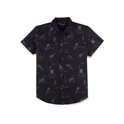 Gini and Jony Boys Conversational Printed Cotton Casual Shirt-picture-16
