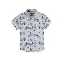 Gini and Jony Boys Conversational Printed Opaque Cotton Casual Shirt-picture-34