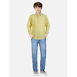 Gini and Jony Boys Curved Hemmed Comfort Fit Casual Shirt-picture-11