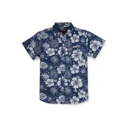 Gini and Jony Boys Floral Printed Opaque Cotton Casual Shirt-picture-33