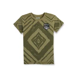 Gini and Jony Boys Geometric Printed Cotton T-shirt-picture-26