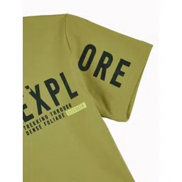 Gini and Jony Boys Graphic Printed Pure Cotton T-shirt image 5