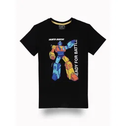 Gini and Jony Boys Graphic Printed Round Neck Cotton T-shirt-picture-41