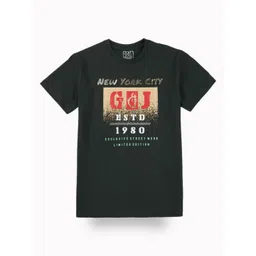 Gini and Jony Boys Graphic Printed Round Neck Cotton T-shirt-picture-32