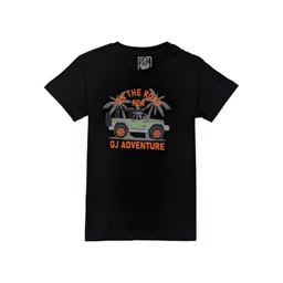 Gini and Jony Boys Graphic Printed Round Neck Cotton T-shirt-picture-12