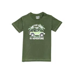 Gini and Jony Boys Graphic Printed Round Neck Cotton T-shirt-picture-26