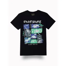 Gini and Jony Boys Graphic Printed Round Neck Cotton T-shirt-picture-31