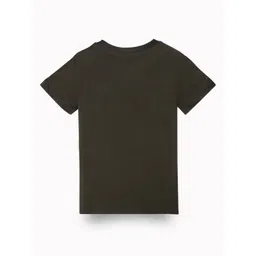 Gini and Jony Boys Graphic Printed Round Neck Cotton T-shirt image 2