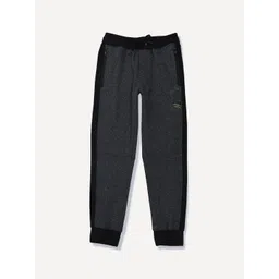 Gini and Jony Boys Grey & Black Colourblocked Cotton Joggers-picture-14