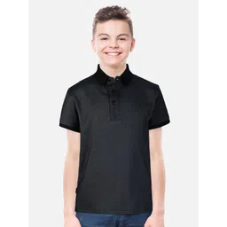 Gini and Jony Boys Grey & Black Polo Collar T-shirt-picture-57