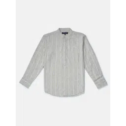 Gini and Jony Boys Grey Printed Regular Fit Cotton Casual Shirt-picture-46