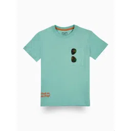 Gini & Jony Boys Light Blue Graphic Print Cotton Half Sleeves T-Shirt-picture-19