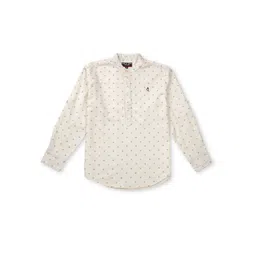 Gini and Jony Boys Micro Ditsy Printed Cotton Casual Shirt-picture-35