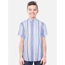 Gini and Jony Boys Multi Stripes Cotton Casual Shirt-picture-51