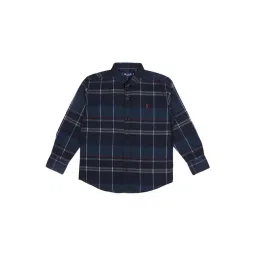 Gini & Jony Boys Multicolor Cotton Plaid Pattern Shirt-picture-30