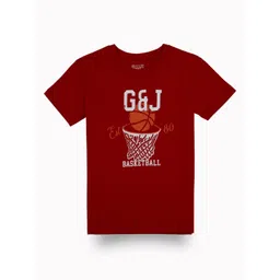 Gini and Jony Boys Pack of 3 Graphic Printed Round Neck Pure Cotton T-shirts-picture-14