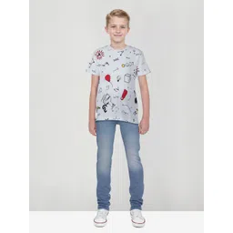 Gini and Jony Boys Printed Applique T-shirt-picture-33