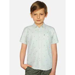 Gini and Jony Boys Printed Comfort Cotton Casual Shirt-picture-14