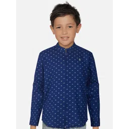 Gini and Jony Boys Printed Comfort Denim Casual Shirt-picture-10