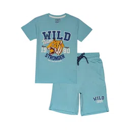 Gini and Jony Boys Printed T-shirt with Shorts-picture-49