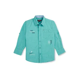 Gini and Jony Boys Spread Collar Casual Cotton Shirt-picture-22
