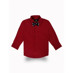 Gini and Jony Boys Standard Spread Collar Solid Cotton Casual Shirt-picture-23