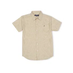 Gini and Jony Boys Tropical Printed Cotton Casual Shirt-picture-22