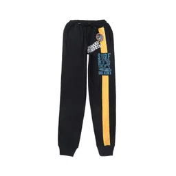 Gini and Jony Boys Typography Cotton Joggers-image-25