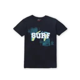 Gini and Jony Boys Typography Printed Cotton T-shirt-image-19