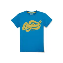 Gini and Jony Boys Typography Printed Cotton T-shirt-image-10