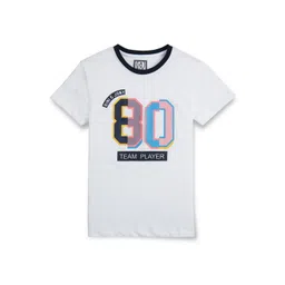 Gini and Jony Boys Typography Printed Cotton  T-shirt-image-29