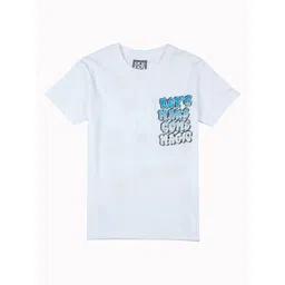 Gini and Jony Boys Typography Printed Round Neck Cotton T-shirt-picture-52
