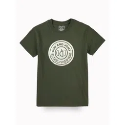 Gini and Jony Boys Typography Printed Round Neck Cotton T-shirt-picture-10