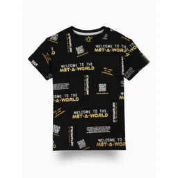 Gini and Jony Boys Typography Printed T-shirt-picture-36